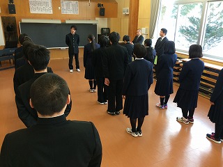 ２学期終業式