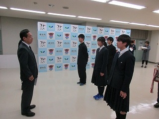 表敬訪問①