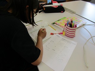 夏休み学習サポート②