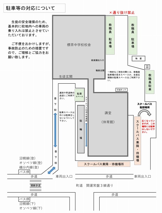 駐車等の対応