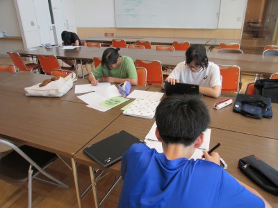 夏休み自習会